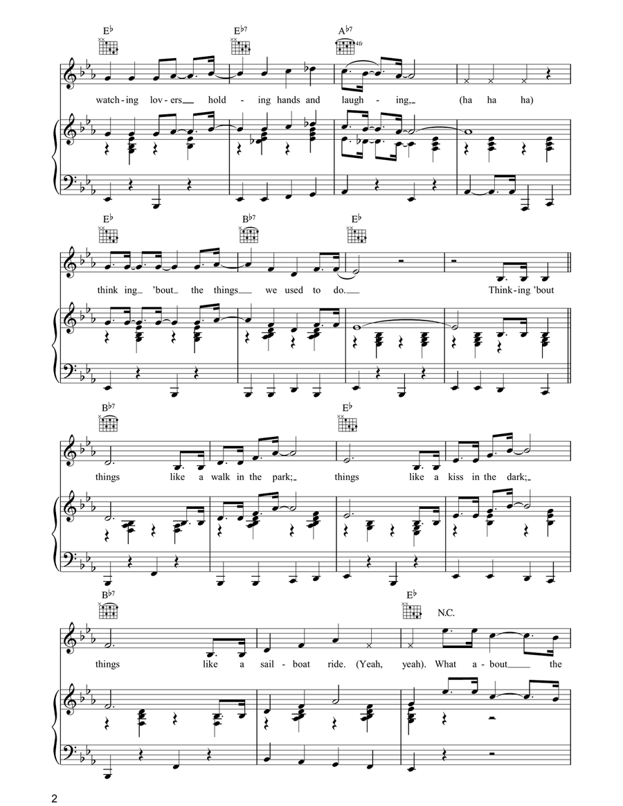 Things Things Piano, Vocal, Guitar scores gallery preview page 2