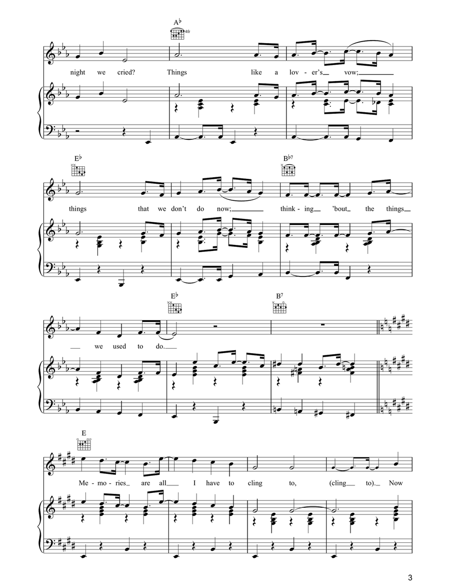 Things Things Piano, Vocal, Guitar scores gallery preview page 3