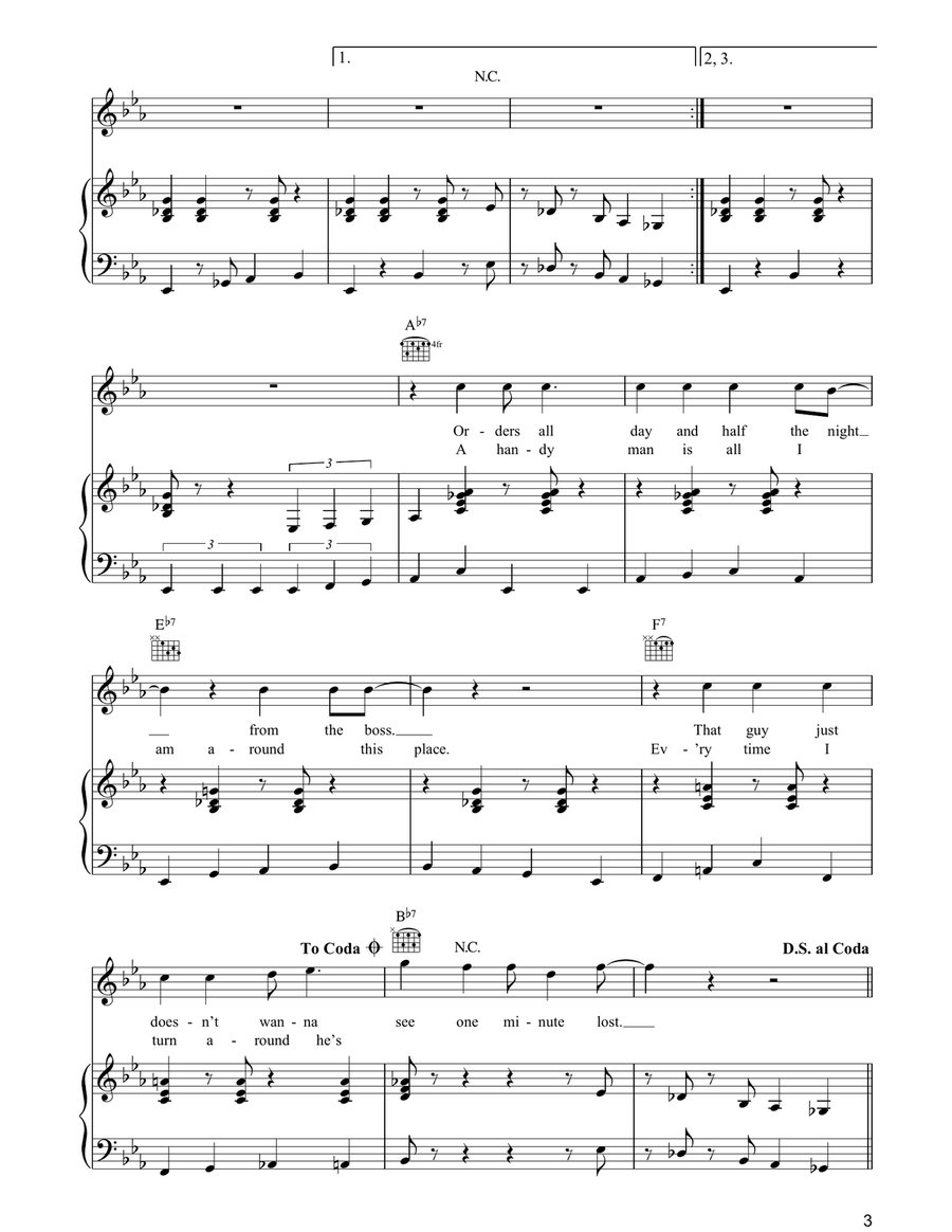 I'm A Roustabout I'm A Roustabout Acoustic Guitar scores gallery preview page 3