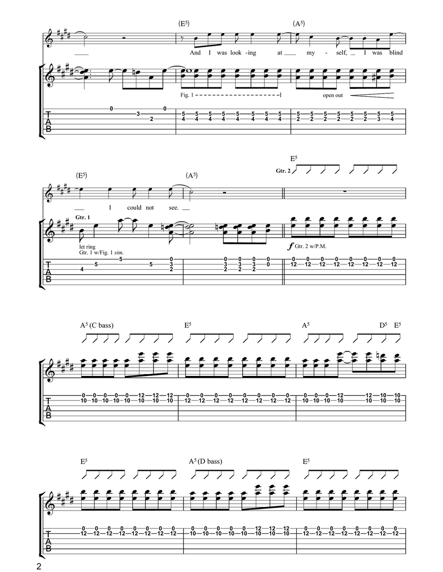 I Will Follow I Will Follow Acoustic Guitar scores gallery preview page 2