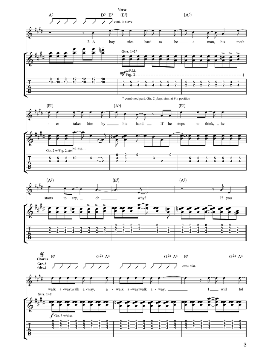 I Will Follow I Will Follow Acoustic Guitar scores gallery preview page 3