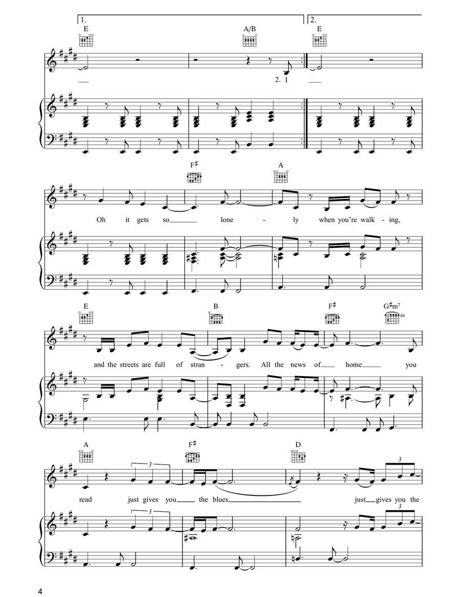 California California Acoustic Guitar scores gallery preview page 4