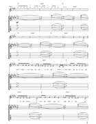 Kite Guitar Tablature scores gallery preview page 5