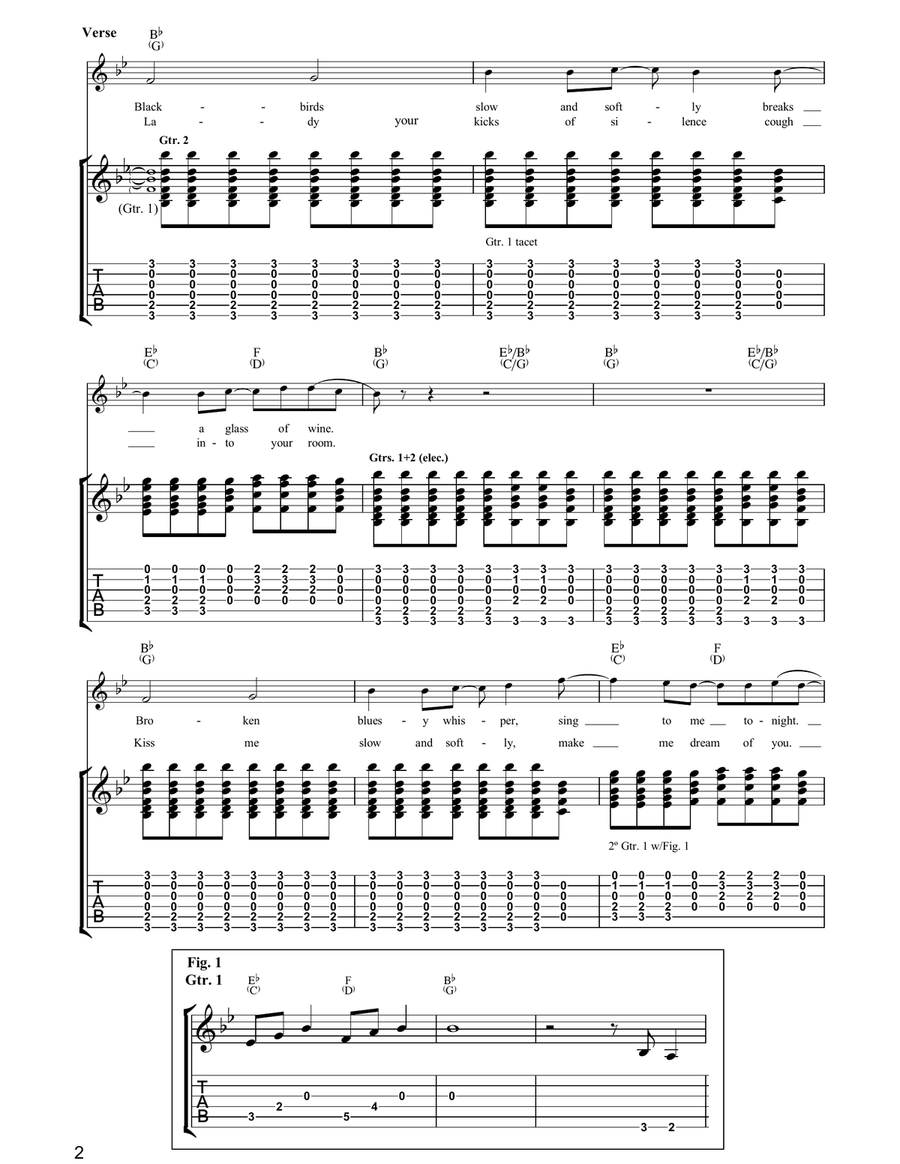 Firecracker Guitar Tablature scores gallery preview page 2