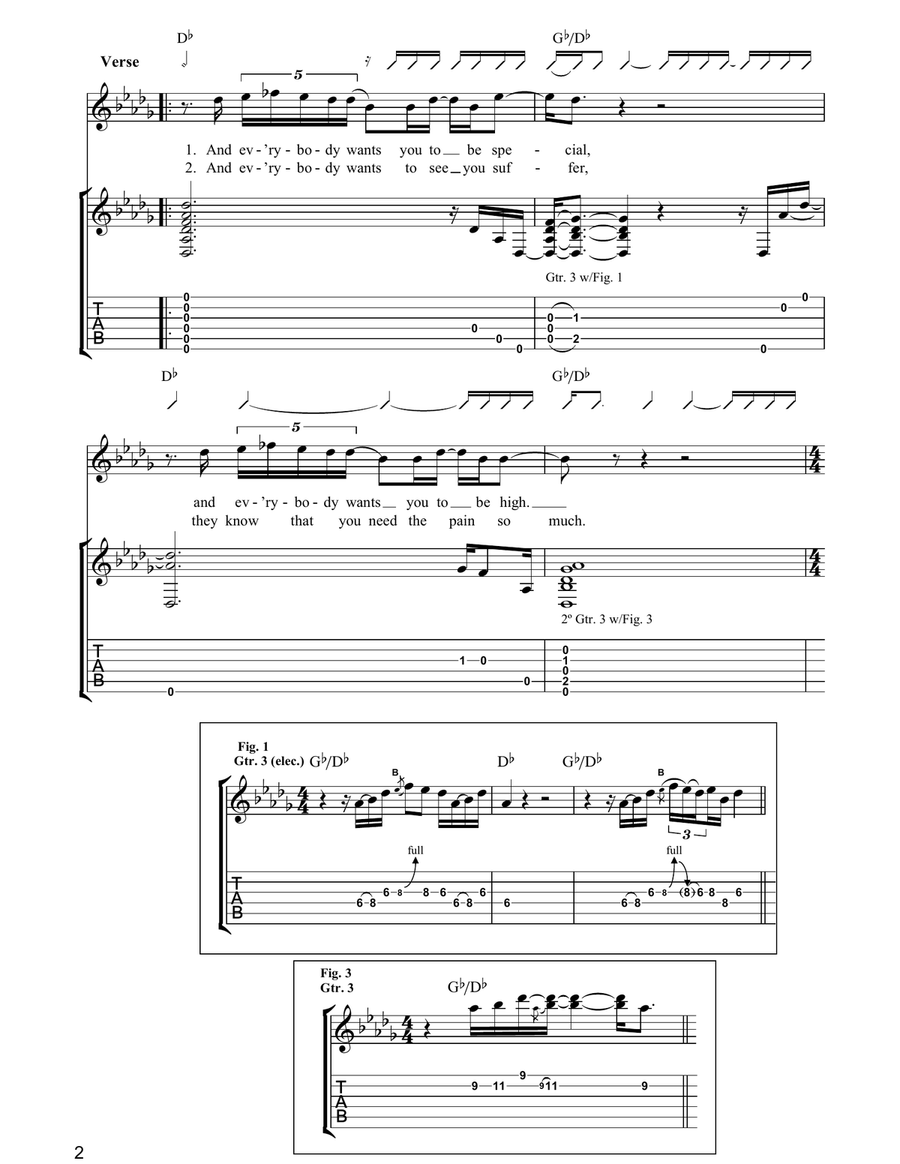 The Rescue Blues The Rescue Blues Electric Guitar scores gallery preview page 2