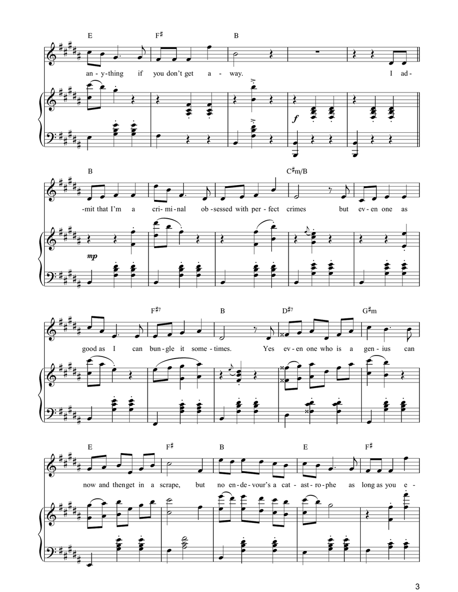 You Can Get Away With Anything Piano, Vocal, Guitar scores gallery preview page 3