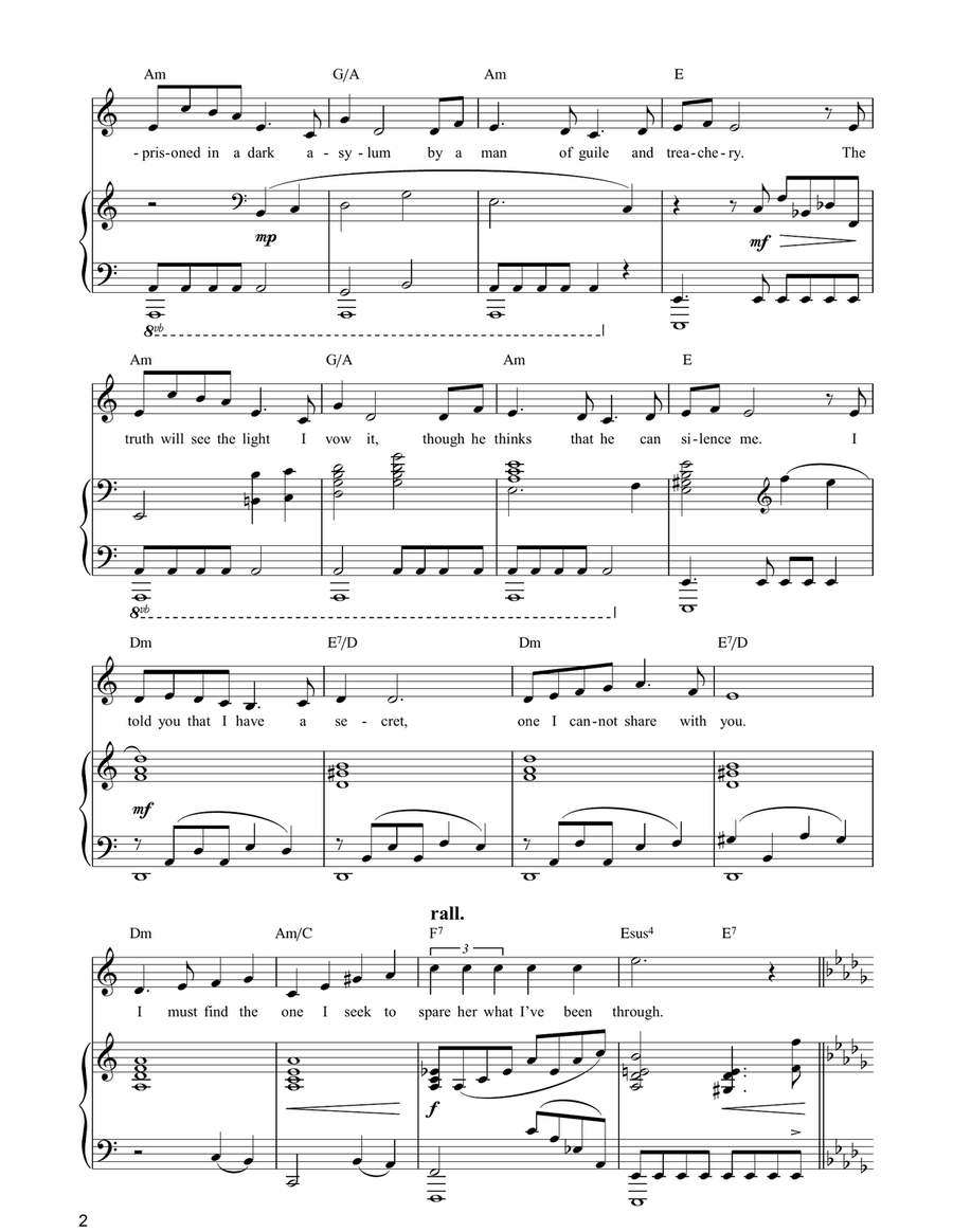 You See I Am No Ghost You See I Am No Ghost Piano, Vocal, Guitar scores gallery preview page 2