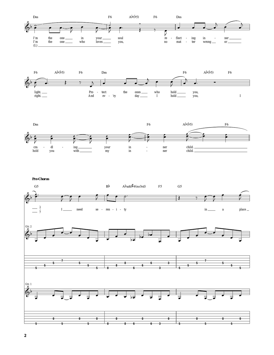 Serenity Serenity Electric Guitar scores gallery preview page 2