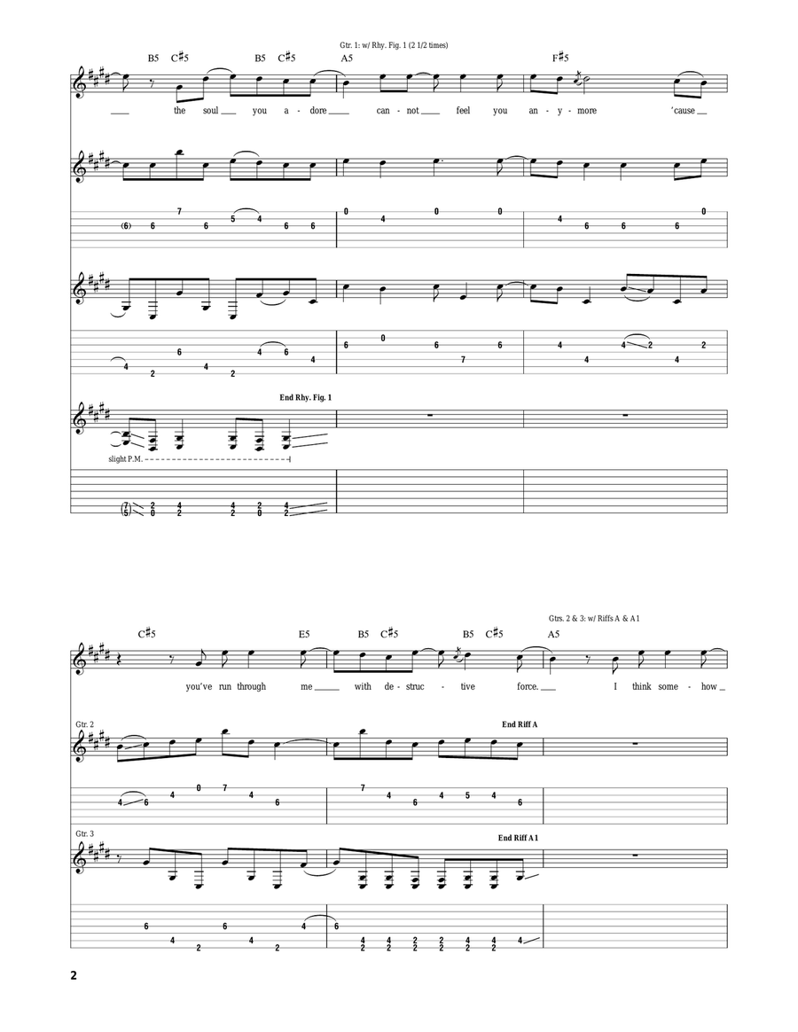 Starless Starless Acoustic Guitar scores gallery preview page 2