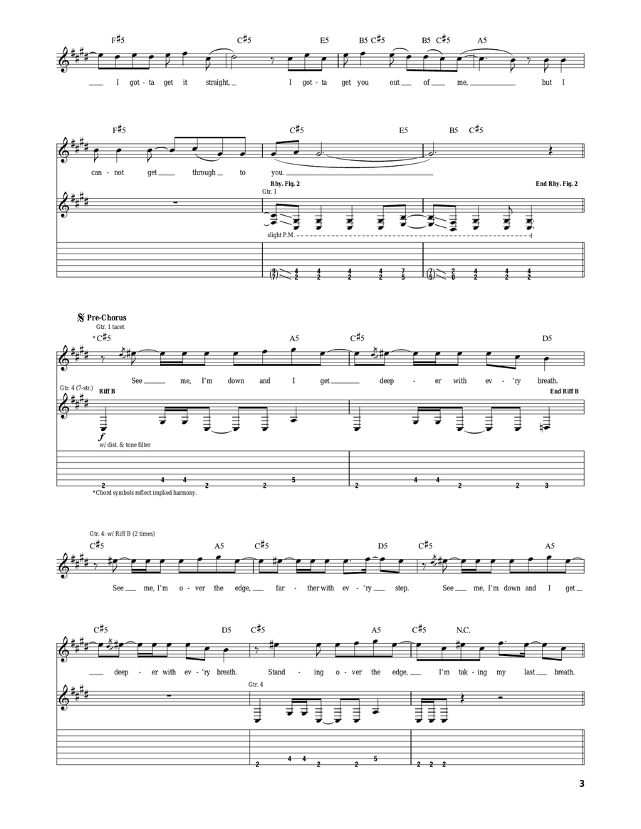 Starless Starless Acoustic Guitar scores gallery preview page 3