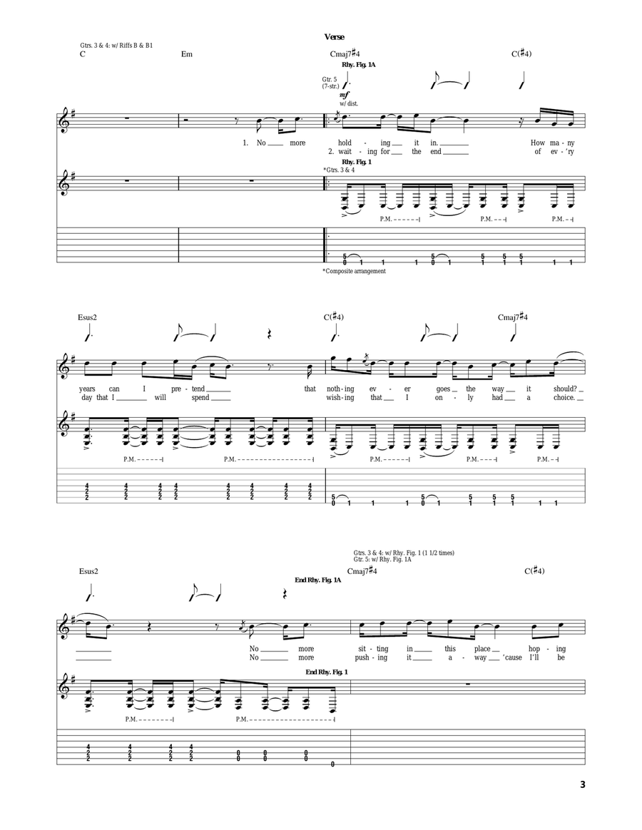 So Far Away So Far Away Acoustic Guitar scores gallery preview page 3