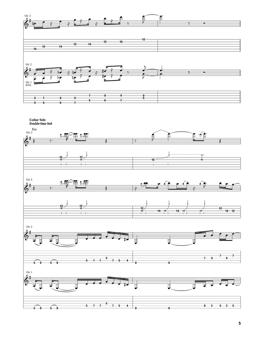 Oh Well Part 1 Oh Well Part 1 Acoustic Guitar scores gallery preview page 5