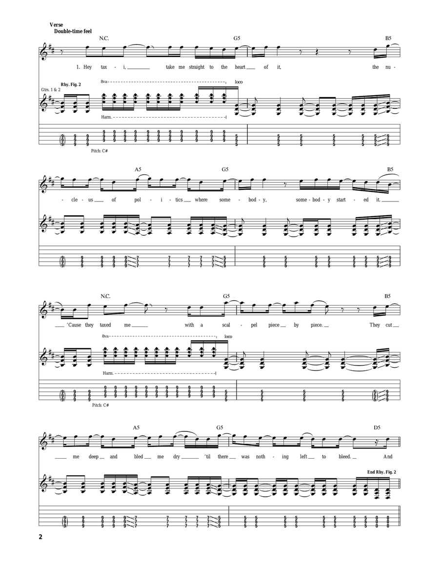Life After Death And Taxes (Failure II) Acoustic Guitar scores gallery preview page 2