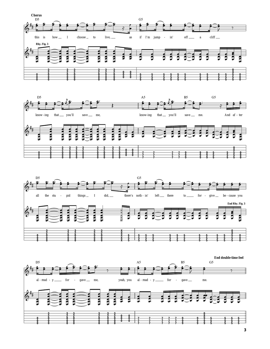 Life After Death And Taxes (Failure II) Acoustic Guitar scores gallery preview page 3