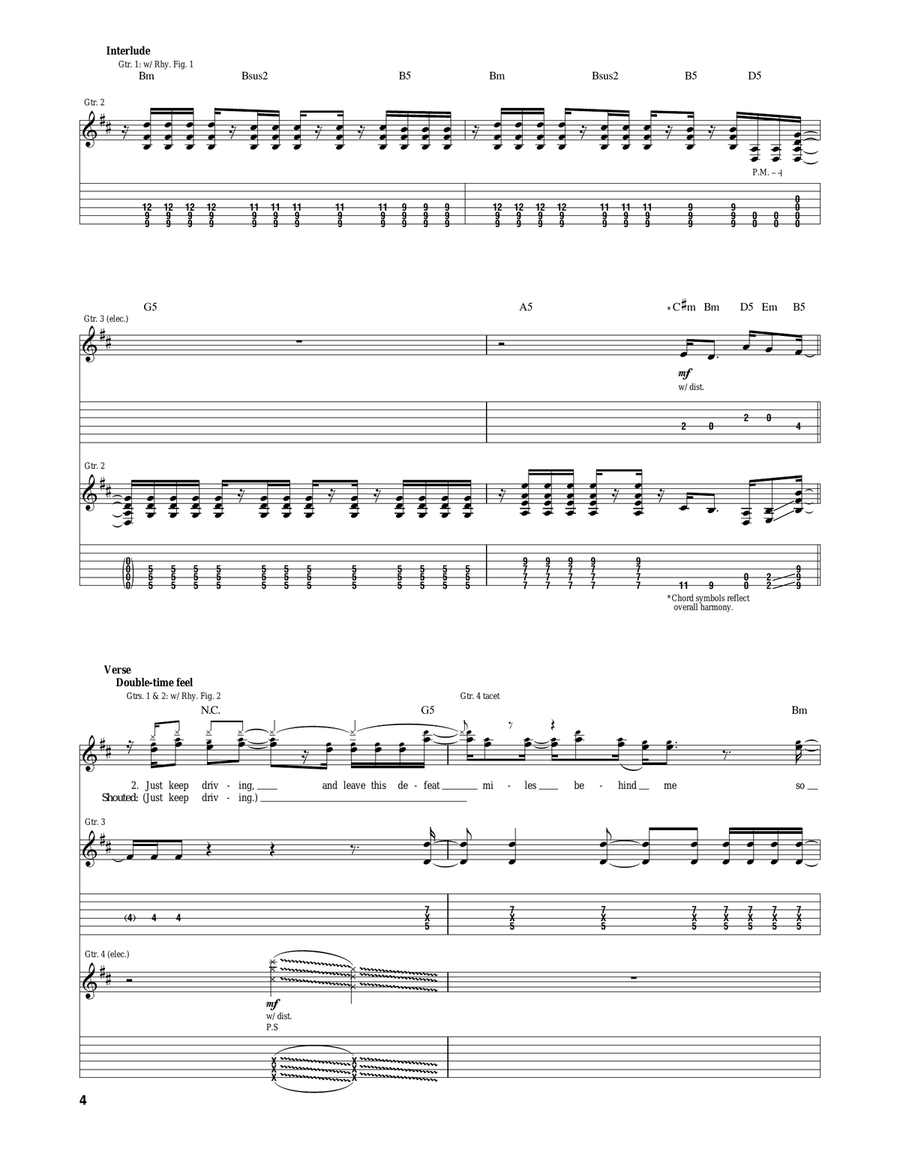 Life After Death And Taxes (Failure II) Acoustic Guitar scores gallery preview page 4