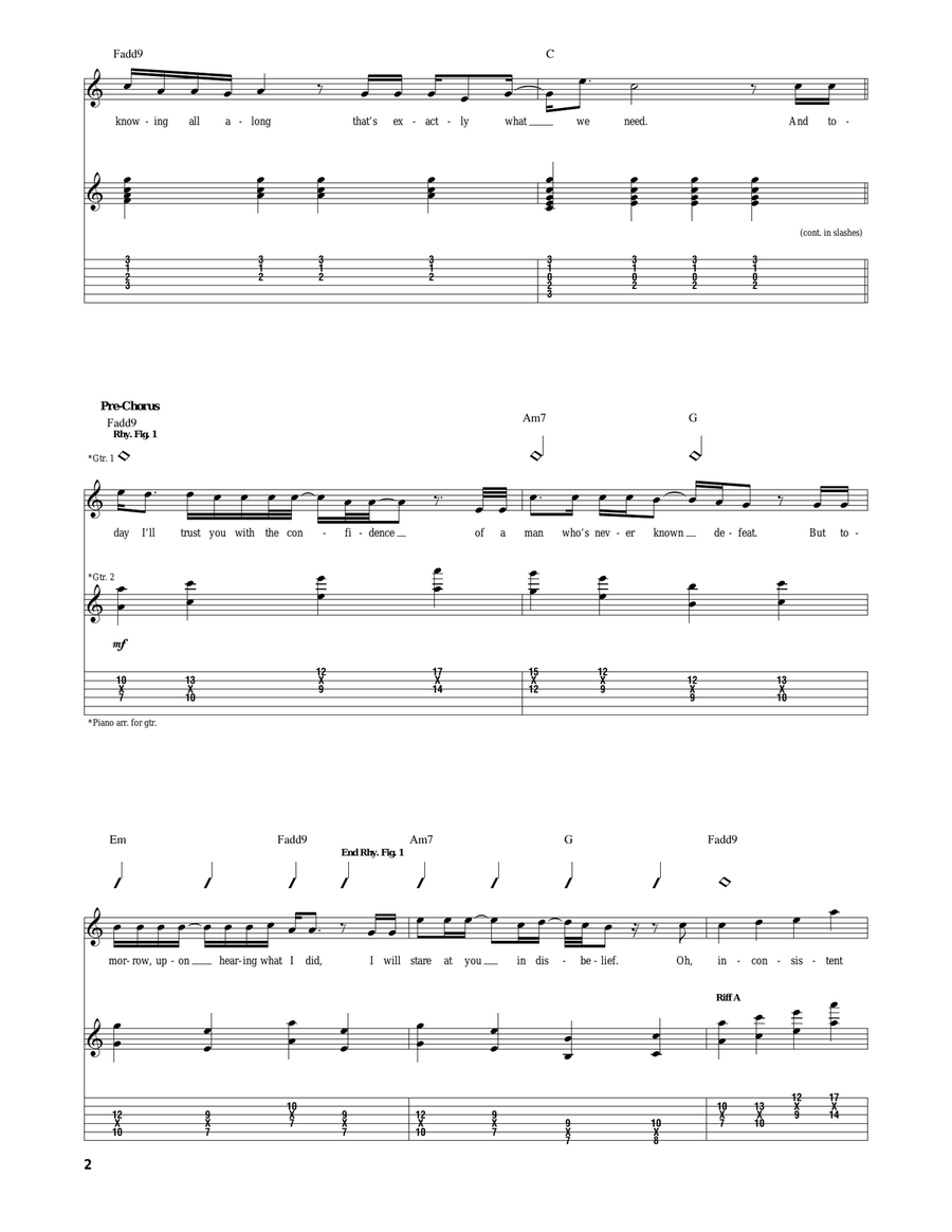 Let It All Out Let It All Out Acoustic Guitar scores gallery preview page 2