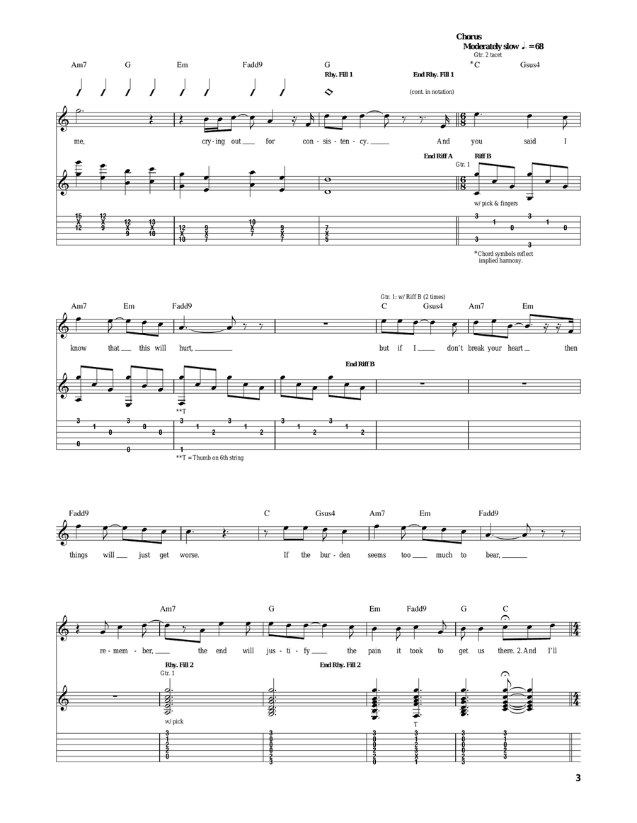 Let It All Out Let It All Out Acoustic Guitar scores gallery preview page 3
