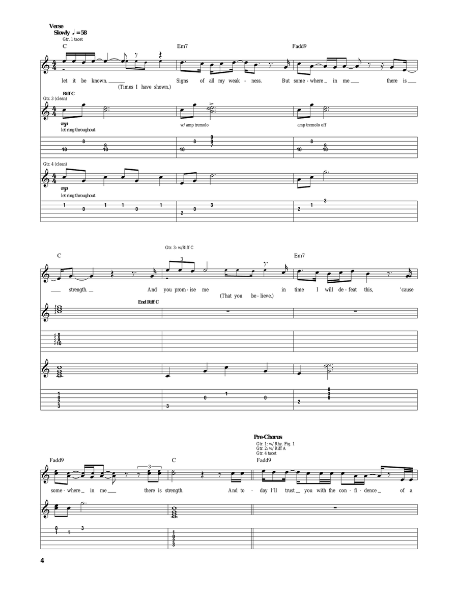 Let It All Out Let It All Out Acoustic Guitar scores gallery preview page 4