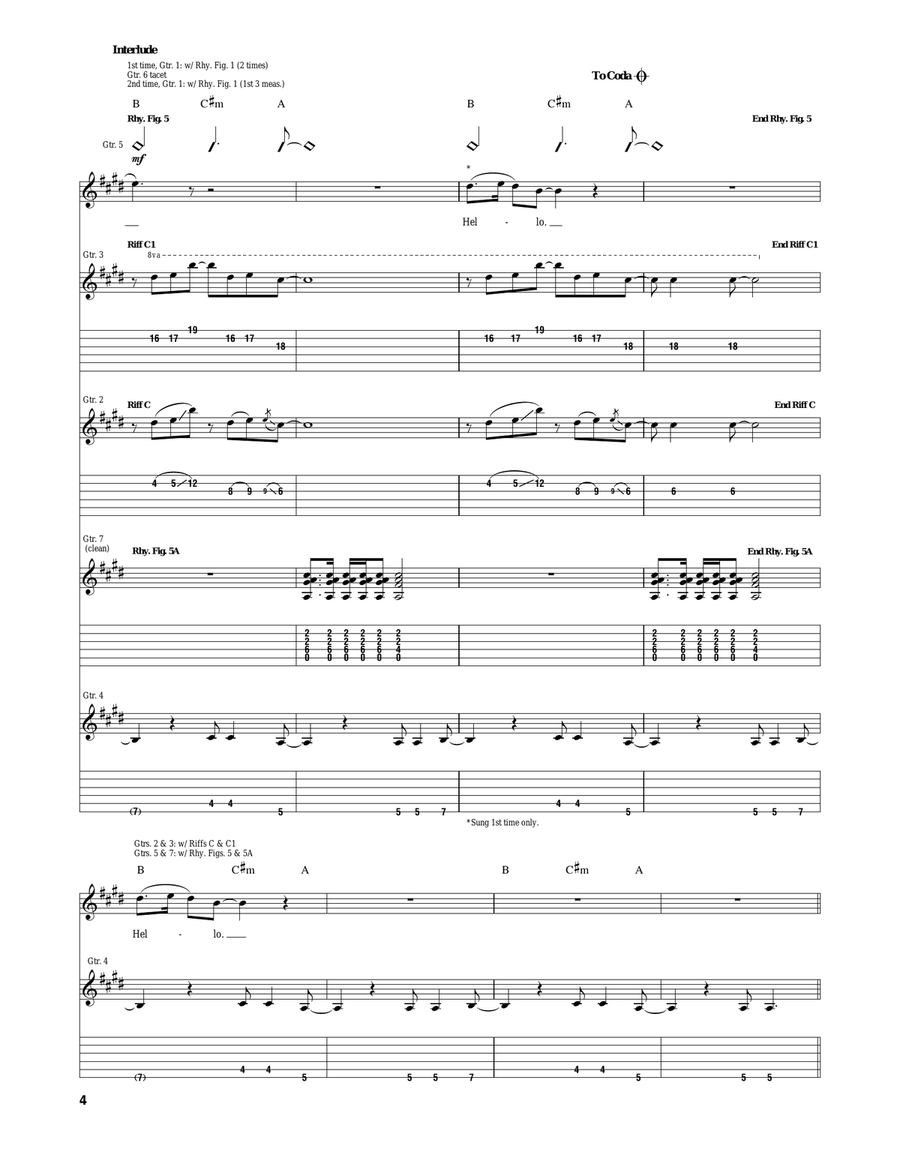 Seven Wonders Seven Wonders Acoustic Guitar scores gallery preview page 4