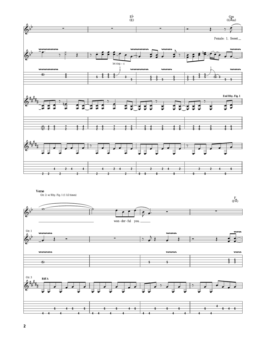 You Make Lovin' Fun You Make Lovin' Fun Acoustic Guitar scores gallery preview page 2