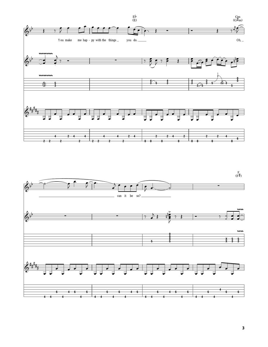 You Make Lovin' Fun You Make Lovin' Fun Acoustic Guitar scores gallery preview page 3