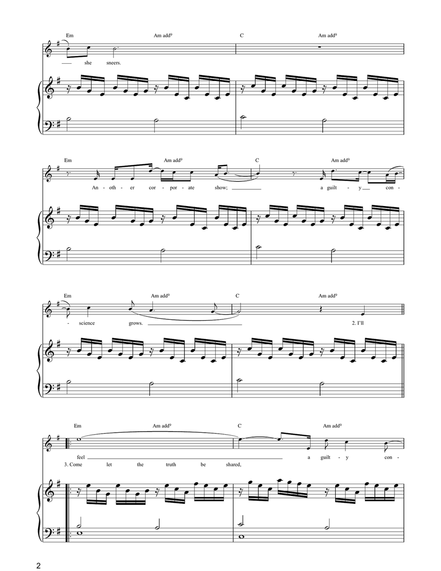 Sunburn Acoustic Guitar scores gallery preview page 2