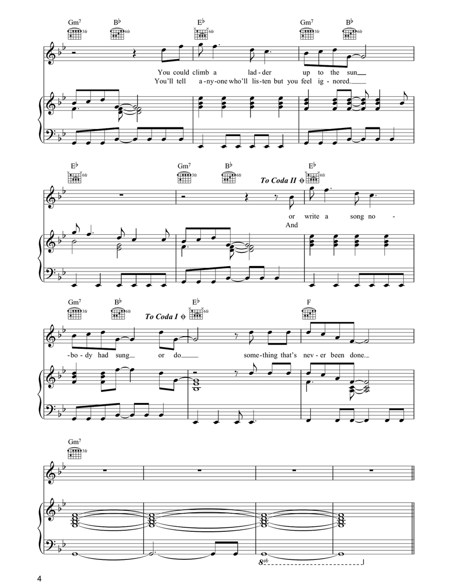 Talk Talk Piano, Vocal, Guitar scores gallery preview page 4