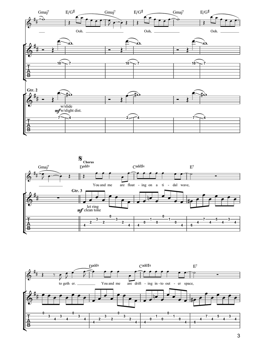 X&Y X&Y Acoustic Guitar scores gallery preview page 3