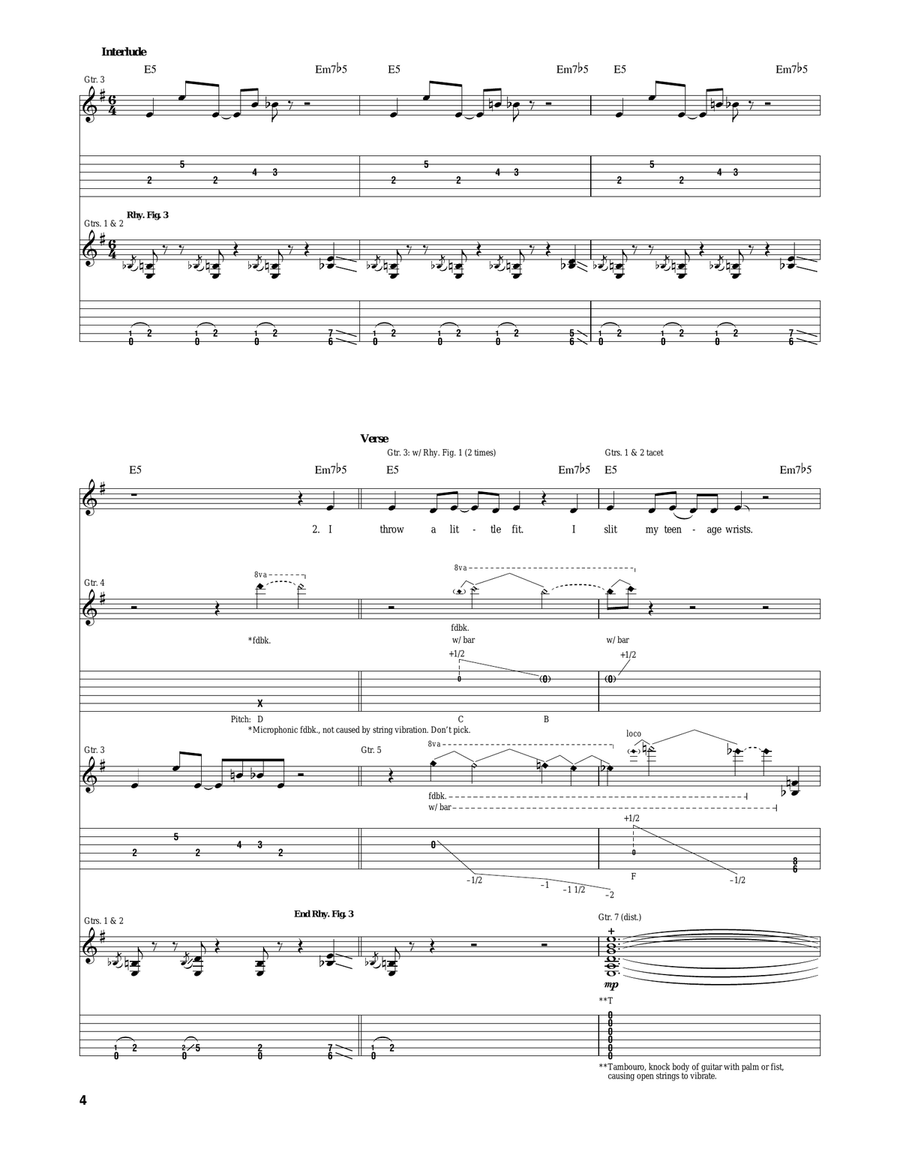 Get Your Gunn Get Your Gunn Electric Guitar scores gallery preview page 4
