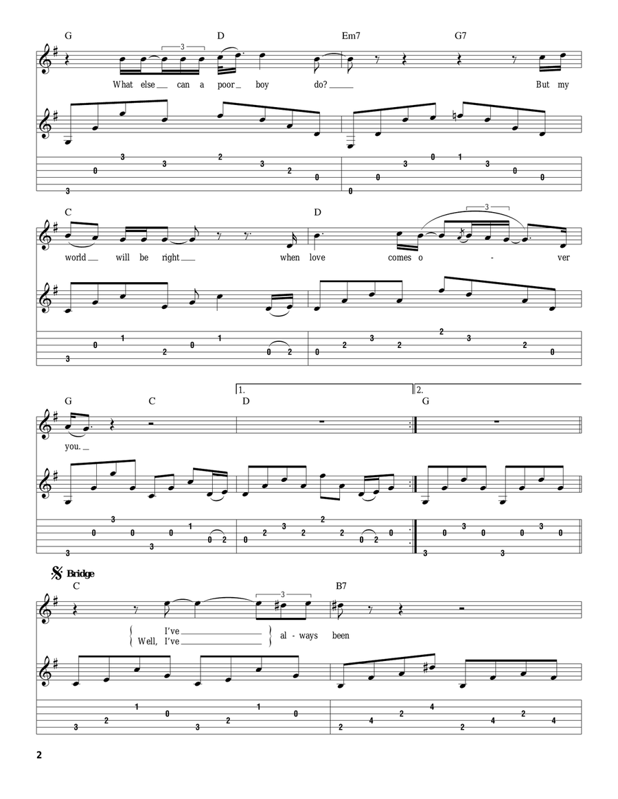 Running On Faith Running On Faith Acoustic Guitar scores gallery preview page 2