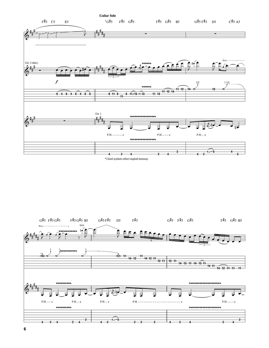 Blackmail The Universe Blackmail The Universe Electric Guitar scores gallery preview page 6
