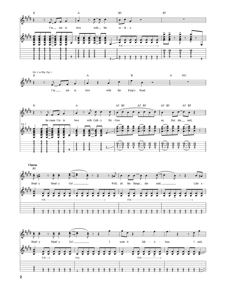 Ready Steady Go Ready Steady Go Acoustic Guitar scores gallery preview page 2