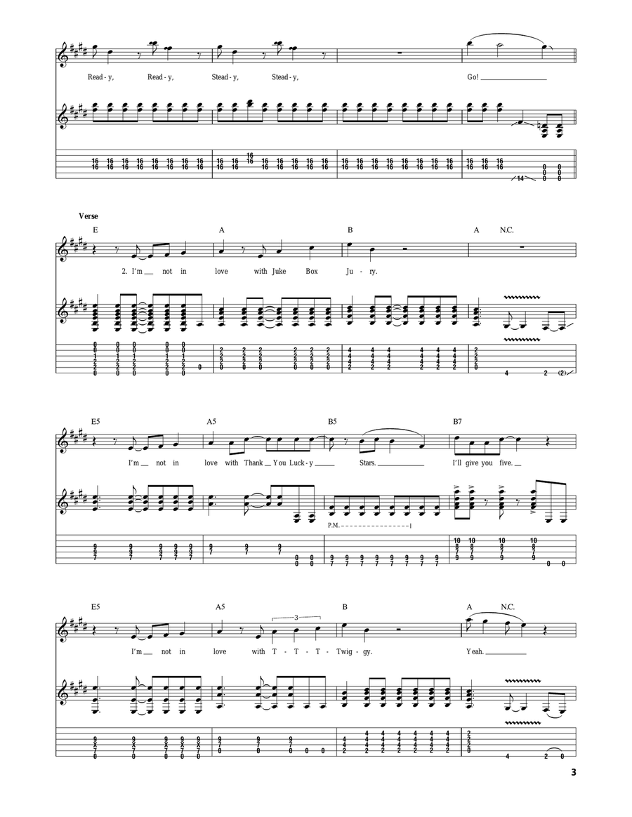 Ready Steady Go Ready Steady Go Acoustic Guitar scores gallery preview page 3