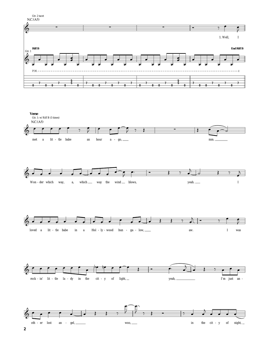 L.A. Woman L.A. Woman Acoustic Guitar scores gallery preview page 2