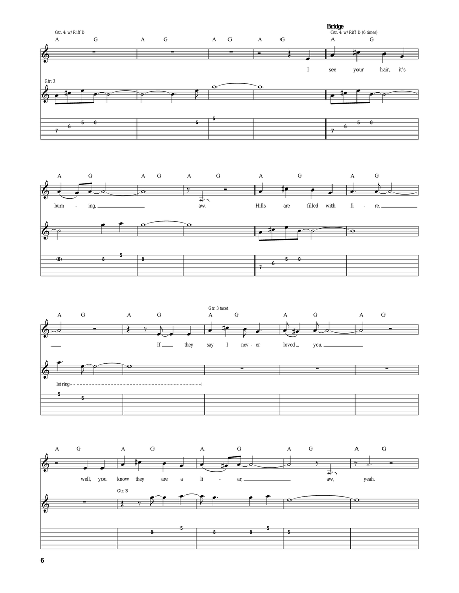 L.A. Woman L.A. Woman Acoustic Guitar scores gallery preview page 6
