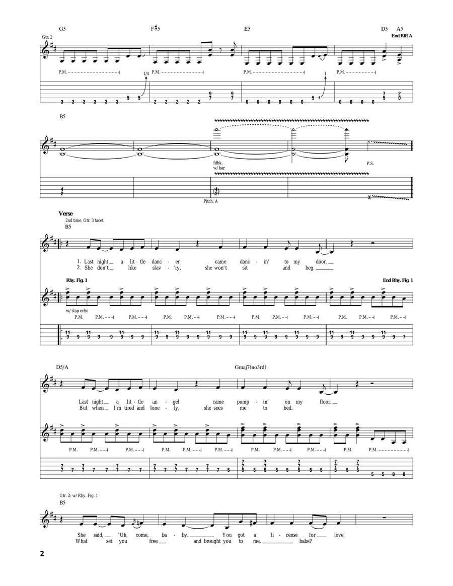 Rebel Yell Rebel Yell Acoustic Guitar scores gallery preview page 2