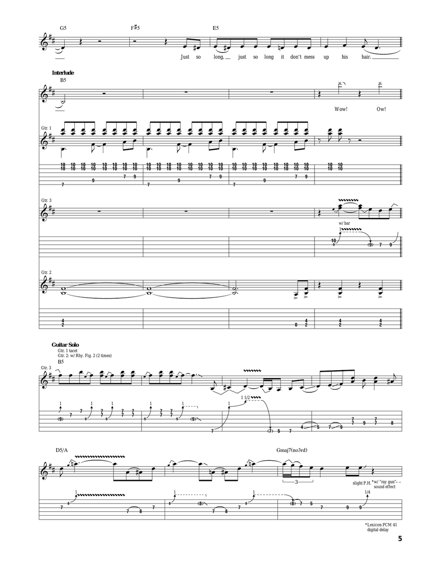 Rebel Yell Rebel Yell Acoustic Guitar scores gallery preview page 5