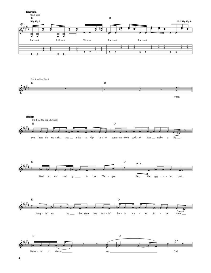 Eyes Without A Face Eyes Without A Face Acoustic Guitar scores gallery preview page 4
