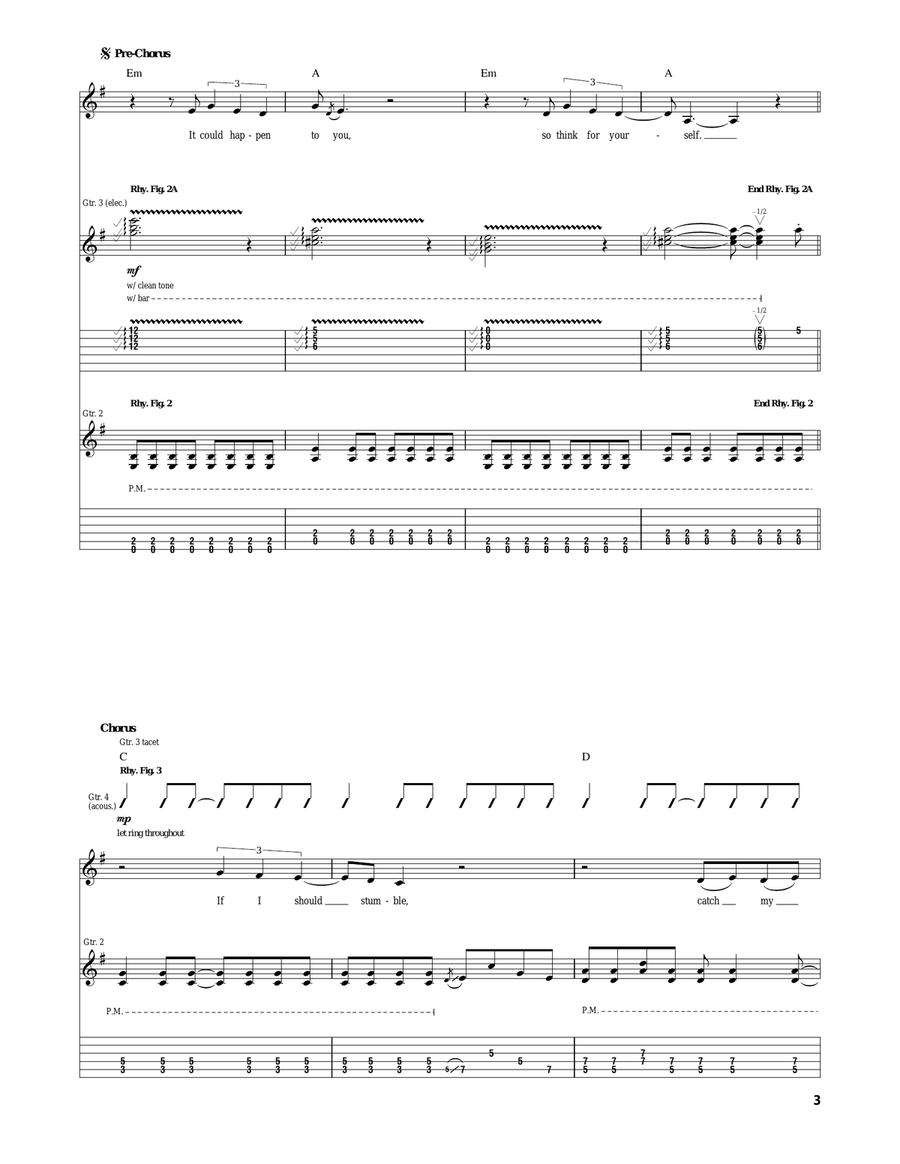 Catch My Fall Catch My Fall Acoustic Guitar scores gallery preview page 3