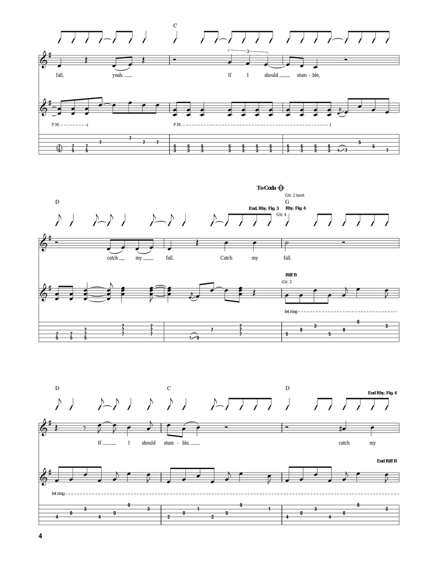 Catch My Fall Catch My Fall Acoustic Guitar scores gallery preview page 4