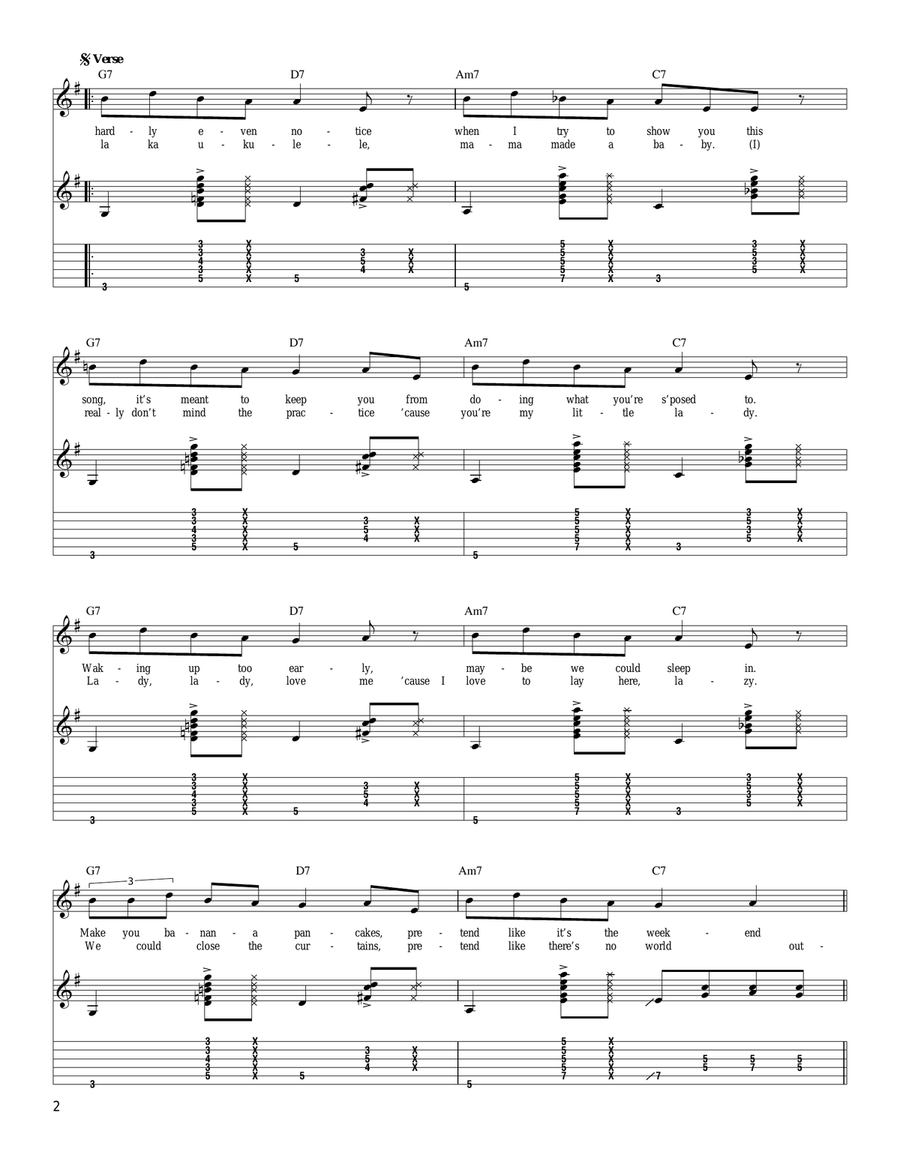 Banana Pancakes Banana Pancakes Acoustic Guitar scores gallery preview page 2