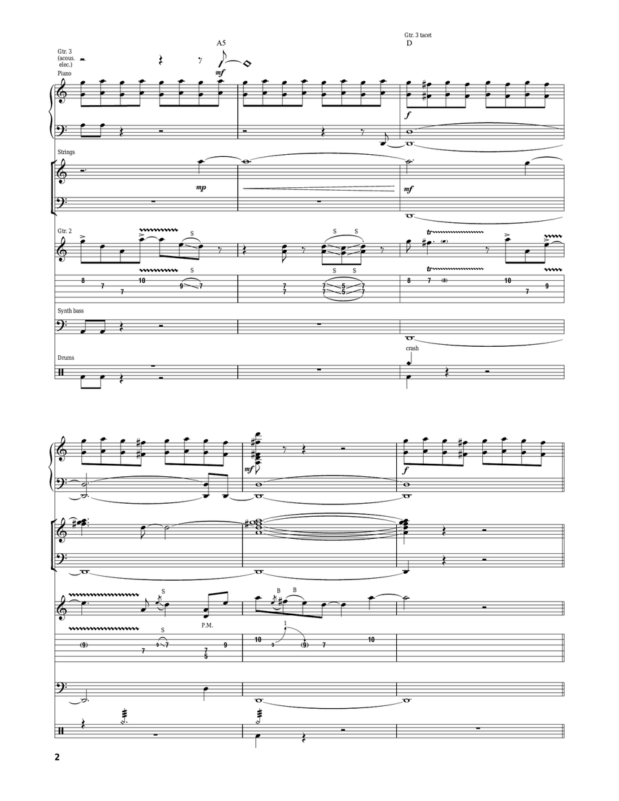 Don't Sweat It Acoustic Guitar scores gallery preview page 2