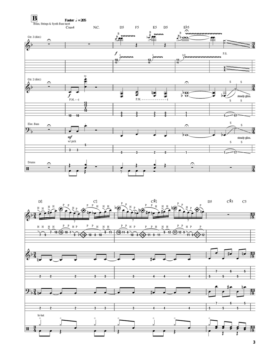 How Hidge How Hidge Acoustic Guitar scores gallery preview page 3