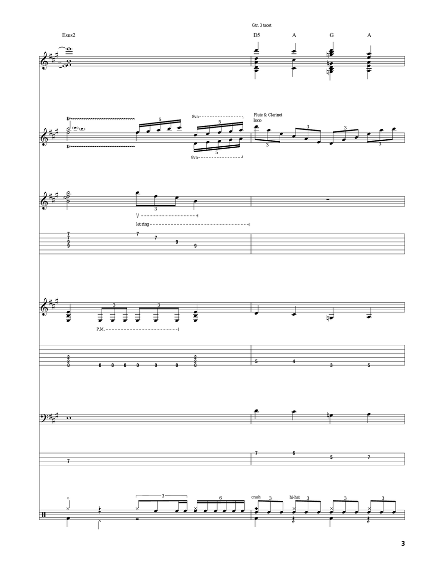 We're Not Gonna Protest We're Not Gonna Protest Acoustic Guitar scores gallery preview page 3