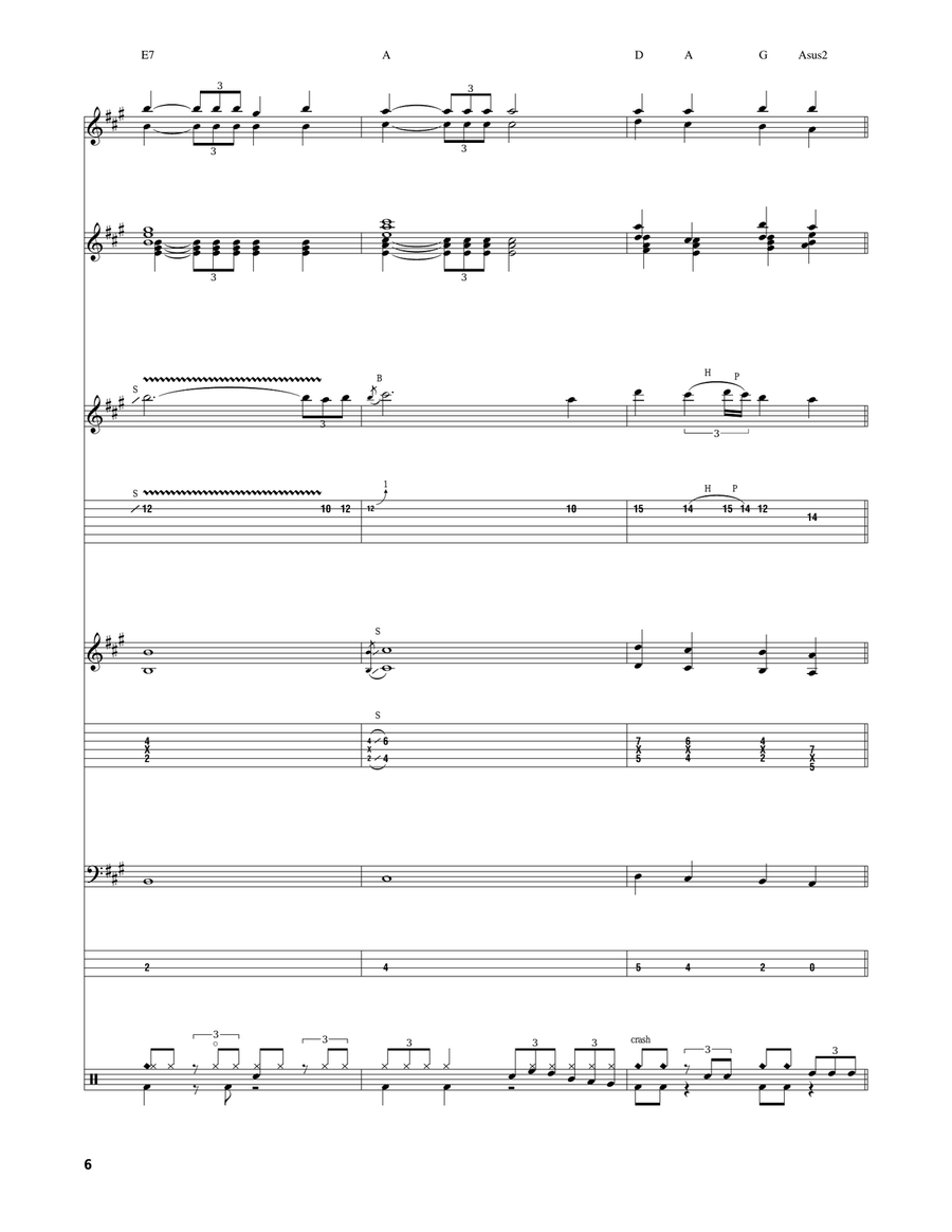 We're Not Gonna Protest We're Not Gonna Protest Acoustic Guitar scores gallery preview page 6