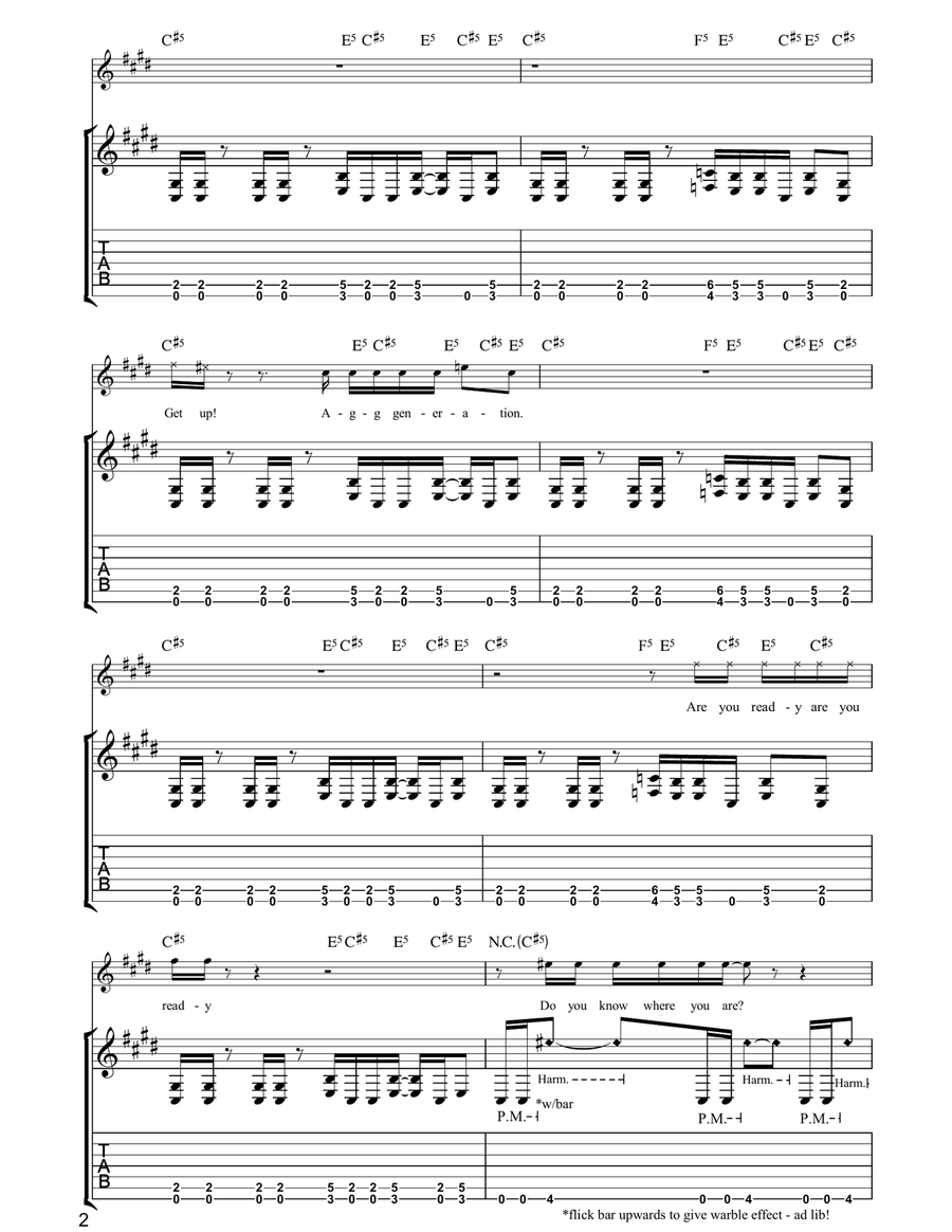 My Generation My Generation Electric Guitar scores gallery preview page 2