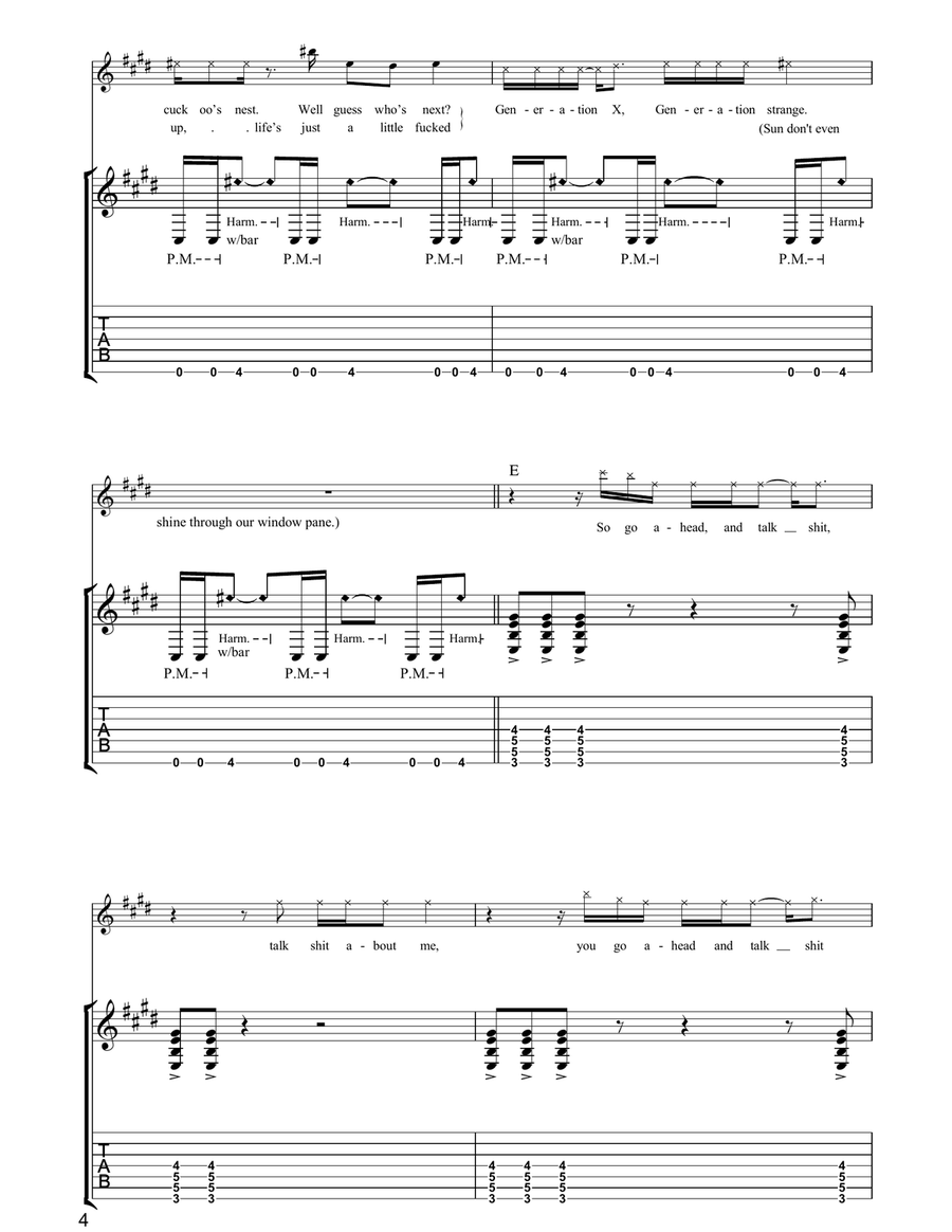 My Generation My Generation Electric Guitar scores gallery preview page 4