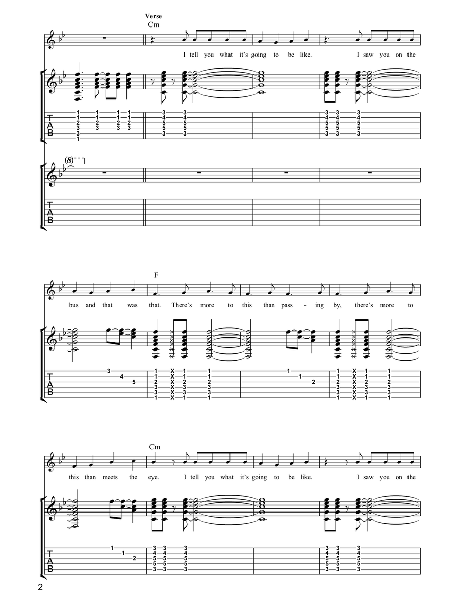 You Can Have It All Guitar Tablature scores gallery preview page 2