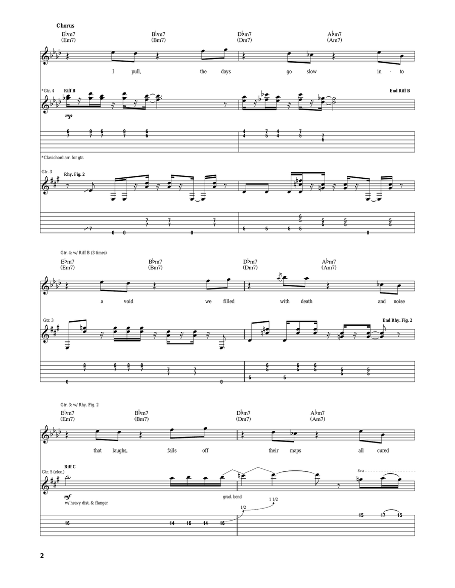 Earthquake Weather Earthquake Weather Acoustic Guitar scores gallery preview page 2