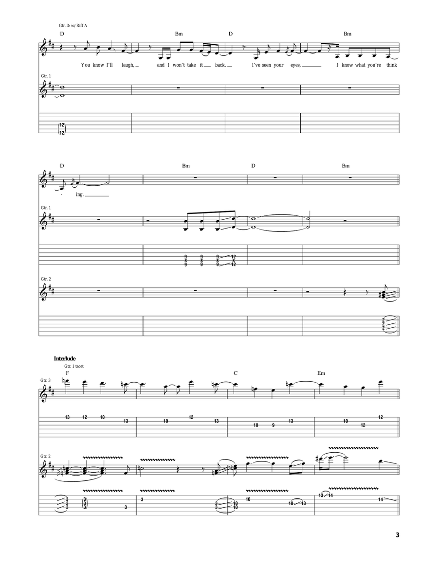 Broken Drum Broken Drum Acoustic Guitar scores gallery preview page 3